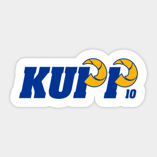 KUPP 10, Los Angeles Football design Sticker